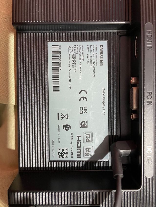 Monitor Samsung F24T350FHR de 24 pulgadas perfecto