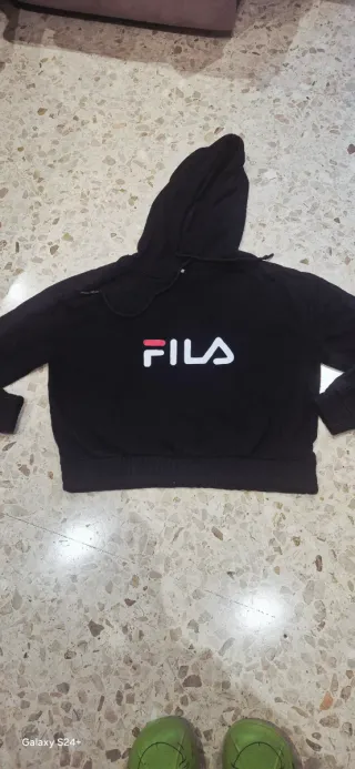 Sudadera Fila Negra Mujer