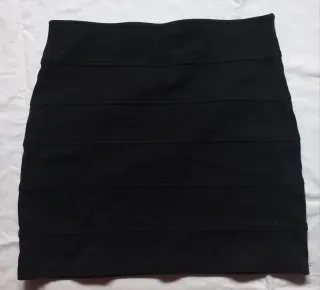 Minigonna nera Couture des filles TG. S