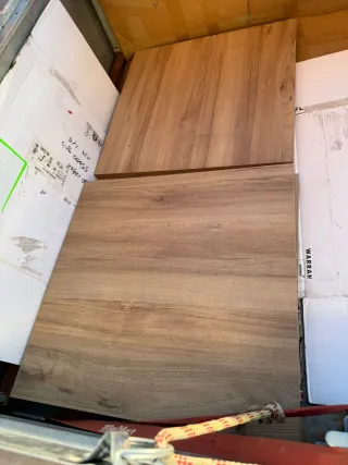 Mesas de bar madera y metal oferton!!