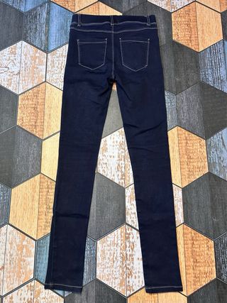 Pantalón Stradivarius Azul Skinny Stretch