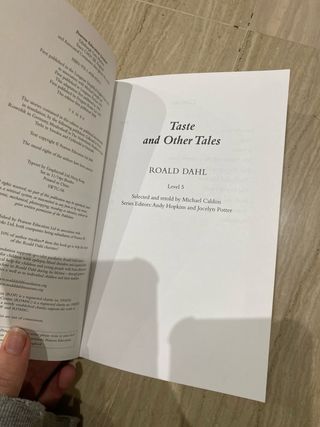 Libro: Taste and Other Tales