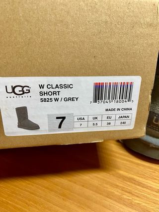 Stivali UGG grigi originali.
