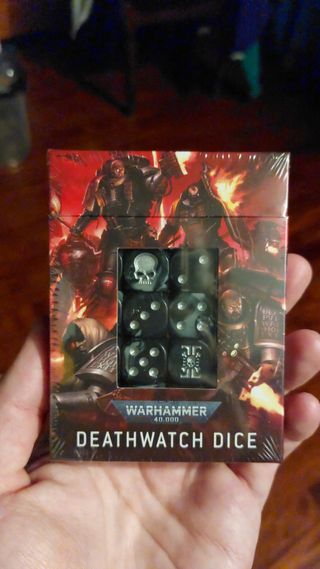 warhammer 40000 deathwatch dice set sealed