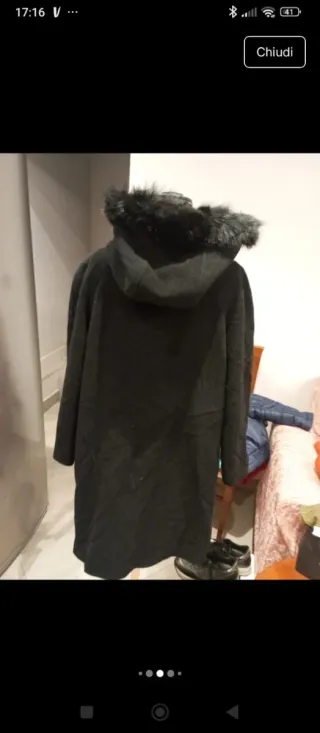 Cappotto Charles Valentino nero taglia 46