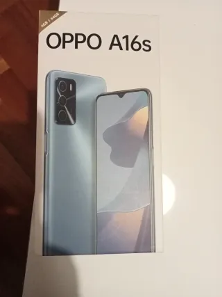 OPPO A16S blu impeccabile. Nella sua scatola. Copertina regalo