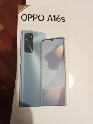 OPPO A16S blu impeccabile. Nella sua scatola. Copertina regalo