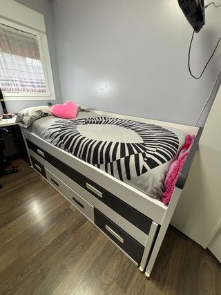 Cama nido con 2 colchones