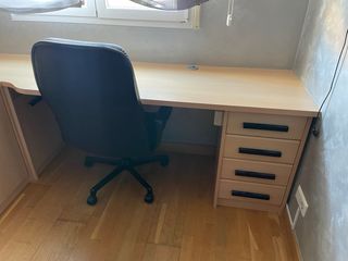 Escritorio de estudio madera