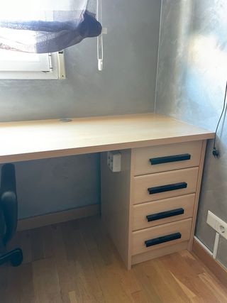 Escritorio de estudio madera