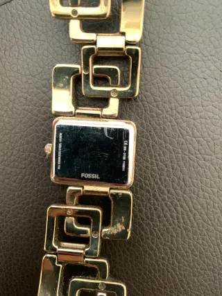 Reloj Fossil Dorado y Marrón