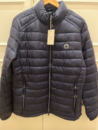 Abrigo Valecuatro plumífero azul