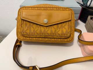 Bolso Michael Kors Marrón y Amarillo