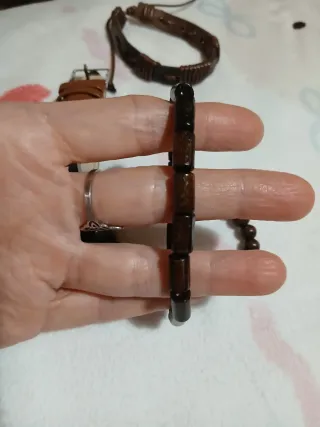 Reloj Moderno Negro y Marrón