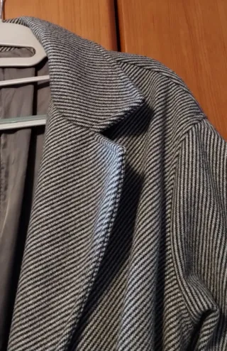 Cappotto lungo grigio donna