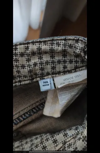 Jeans Armani Teen. Tg 14 anni. Blu