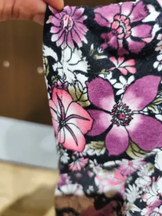 Camiseta floral mujer manga larga