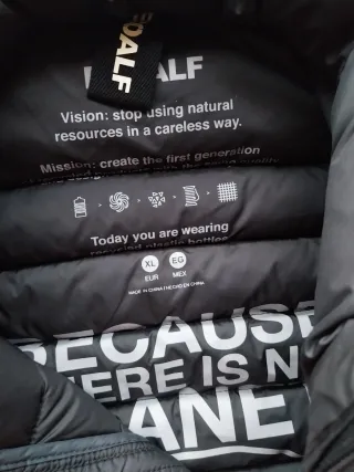 Chaleco Ecoalf Negro Talla XL hombre