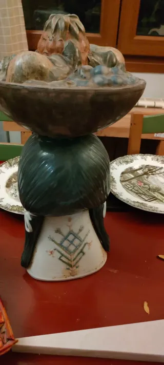 Figura Lladro Niña Cesta Frutas