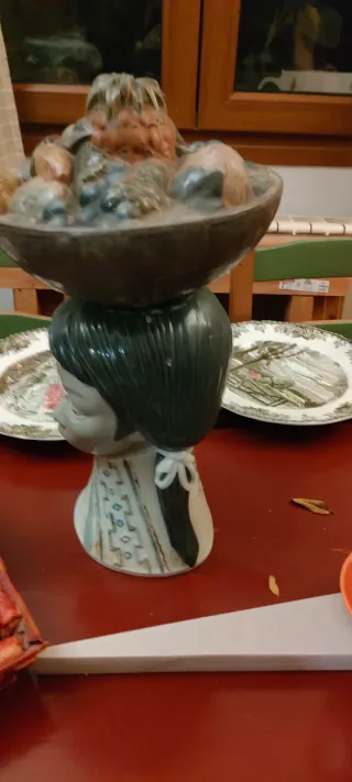 Figura Lladro Niña Cesta Frutas