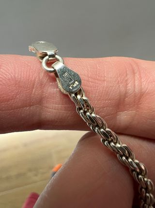 Cadena Cordón Plata 925