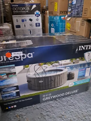 Spa Hinchable Intex 4 Personas Greywood