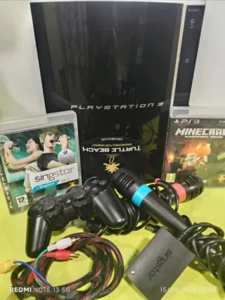 Console PlayStation 3 Nera + Giochi e Accessori