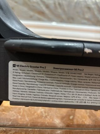 Patinete Eléctrico Xiaomi Pro 2