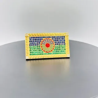 Sello Bandera Gitana Circonitas 18K