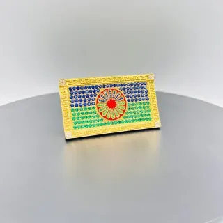 Sello Bandera Gitana Circonitas 18K