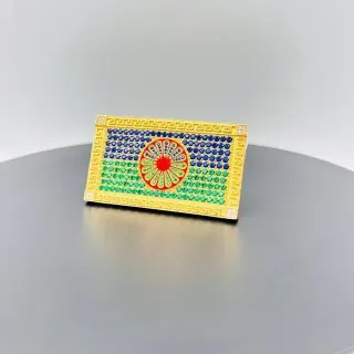 Sello Bandera Gitana Circonitas 18K