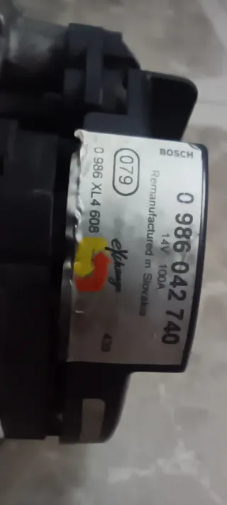 Alternador Bosch Opel Zafira