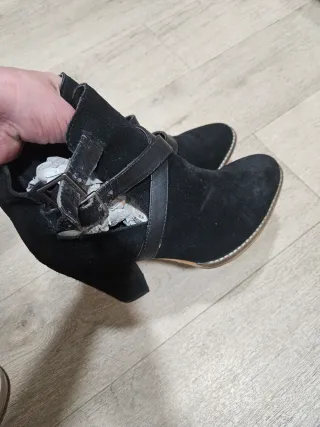 Botines piel mujer Sonnax negros