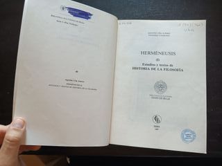 Herméneusis (I). Estudios y textos de historia de