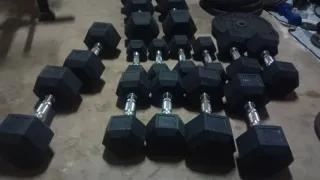 Mancuernas Hexagonales 2.5kg a 20kg