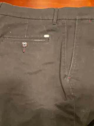 Pantalón de vestir caballero azul marino