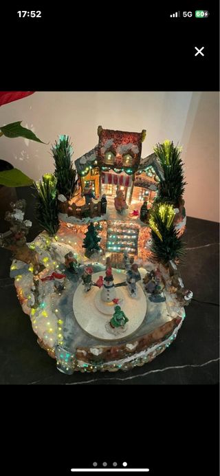 Carrusel Navideño con Luces