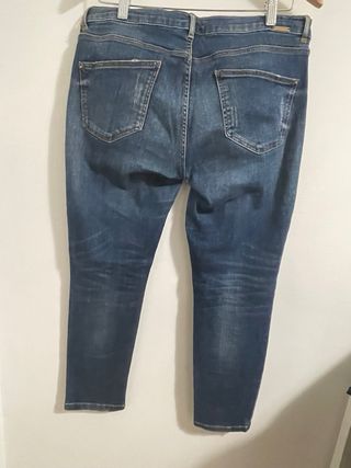 Pantalón Casual Fit. Massimo Dutti azul