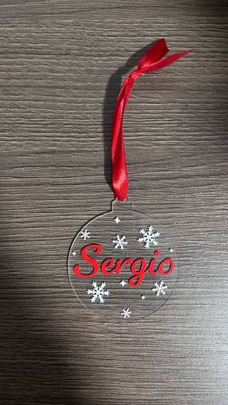 Bola Navidad Personalizada