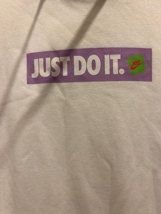 Sudadera Nike Just Do It Blanca