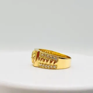 SELLO CUADRADO MEDUSA 18K