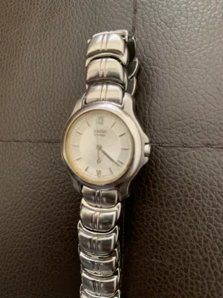 Reloj Racer Vintage Plata y Blanco