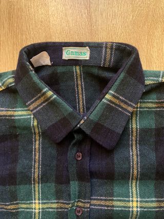 Camisa cuadros  montaña. western hombre M Chemise