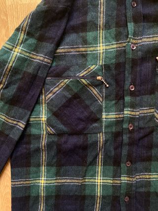 Camisa cuadros  montaña. western hombre M Chemise