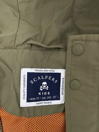 Chaqueta Scalpers verde niño Talla 10