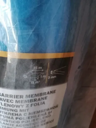 Barrera de vapor + aislante 15 m2