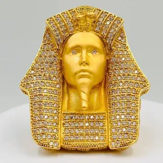 SELLO TUTANKAMON GRANDE 18K