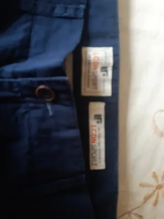 Pantalón de vestir caballero talla 50 azul