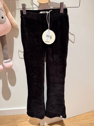 Pantalón pana niña negro campana, muy suave, nuevo