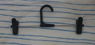 Lote 14 Perchas Plástico con Pinzas